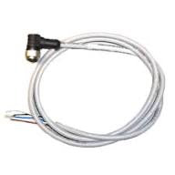 Cable Assembly molded right angle 4 pin M12 connector with 6 metre Cable IP69