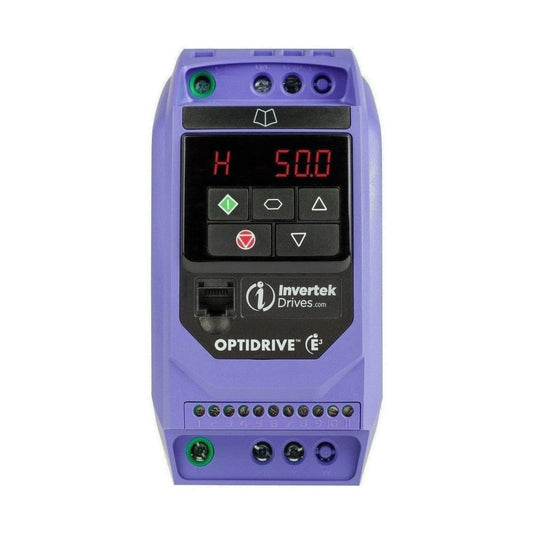 E3 IP20 0.37kW 230V 1ph to 3ph AC Inverter, C1 EMC