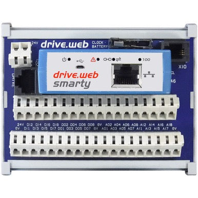 smarty2 | Automation Controller, Ethernet and USB, Distributed Control, 32 I/O Points, Optional Expandable I/O